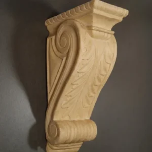Sandstone Acanthus Bracket with carved leaf and scroll detail