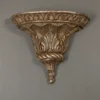 Fiber Rope Bracket with leaf carving and twisted rope detail