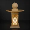 Sand Stone Water Fountain with Light sphere design