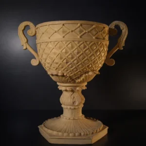 Sandstone Trophy Planter Carved Pot