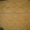 Sandstone Trophy Planter Pedestal with glowing floral base panel