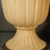 Sandstone Fluted Urn Planter with decorative