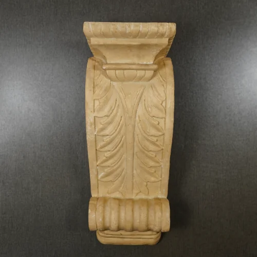 Sandstone Acanthus Bracket with carved leaf and scroll detail