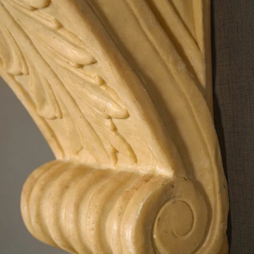Sandstone Acanthus Bracket with carved leaf and scroll detail