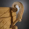 Sandstone Trophy Planter with carved diamond bowl and scrolled handles
