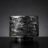 Fiber Textured Planter Set of three unbreakable pots in gold, silver, and copper finish