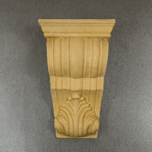 Sandstone Scroll Bracket with fluted body and shell carving