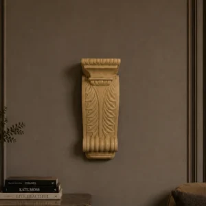 Sandstone Acanthus Bracket with carved leaf and scroll detail