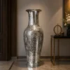 Golden Etched Floor Lamp with richly patterned golden glow finishGolden Etched Floor Lamp with richly patterned golden glow finish