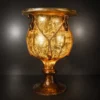 Sandstone decorative urn vase for home and garden décor