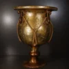 Sandstone decorative urn vase for home and garden décor
