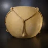 Sandstone planter pot with rope detailing
